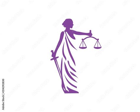 Lady Justice Symbol Vector