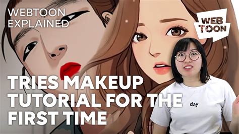 Trying First Ever Makeup Tutorial True Beauty Explained Webtoon