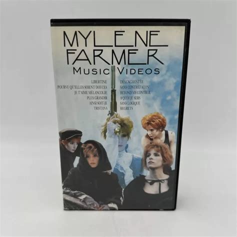 VHS CASSETTE Video MYLENE FARMER Music Videos EUR 9 90 PicClick FR