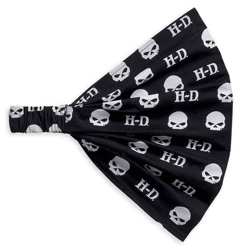 Harley Davidson Harley Davidson Women S Skull Woven Headwrap Bandana