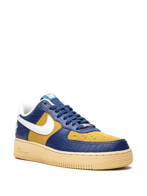 Nike X Undefeated Air Force 1 Low Blue Croc Sneakers Blue FARFETCH