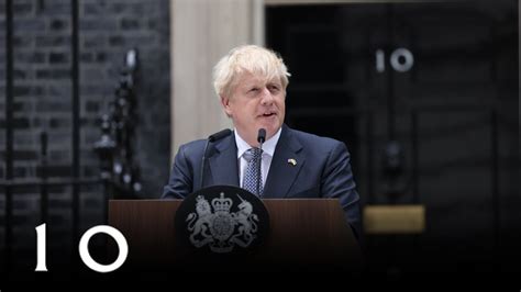 Prime Minister Boris Johnson S Resignation Statement Youtube