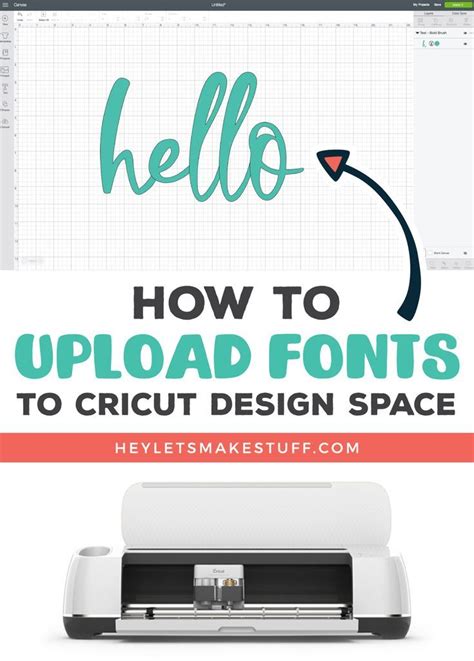 How To Upload Fonts To Cricut Design Space Cricut World