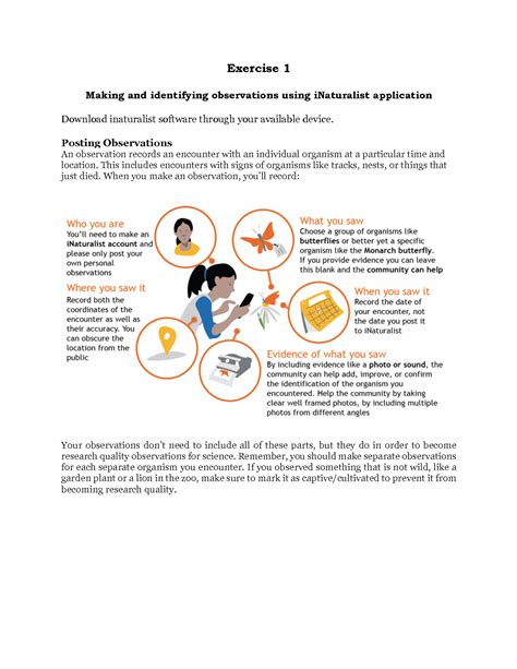 SOLUTION: Inaturalist guide - Studypool