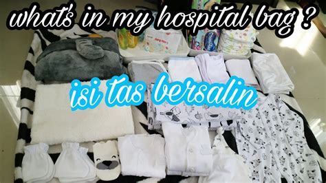 ISI TAS BERSALIN HOSPITAL BAG YouTube