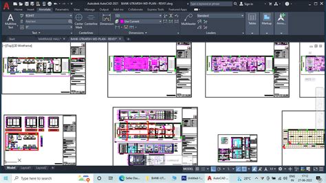 Bank / Financial Institution Full Drawing • Designs CAD