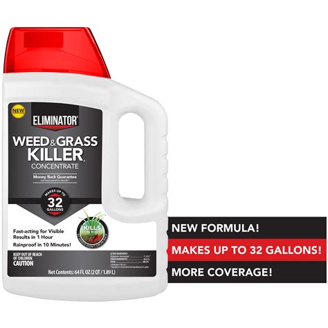 Eliminator Weed And Grass Killer Concentrate Herbicide 64 Oz