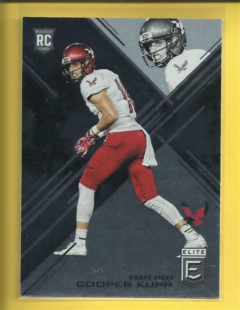 Cooper Kupp Rc Panini Elite Draft Picks Rookie Card Los Angeles