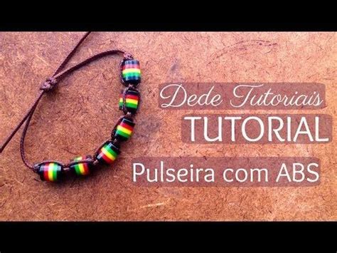 Dede Tutoriais Como Fazer Pulseira Abs Youtube Beaded