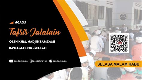 Perdana Ngaos Tafsir Jalalain Youtube