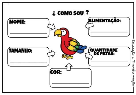 Ficha T Cnica Animais Fichas Para Preencher Informa Es Sobre Os