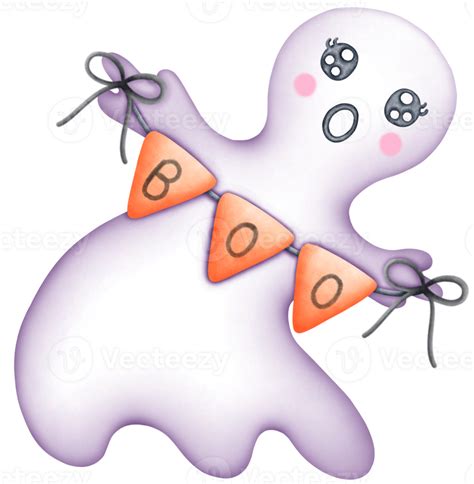 Mignonne Aquarelle Halloween Clipart Tour Ou Traiter Illustration