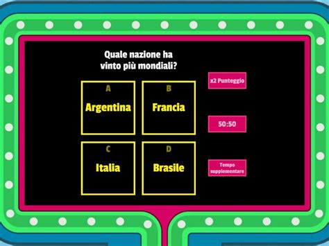 Quiz Sul Calcio Gameshow Quiz