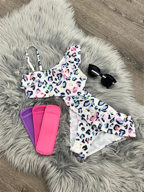 Rainbow Leopard Swim Suit - Walmart.com