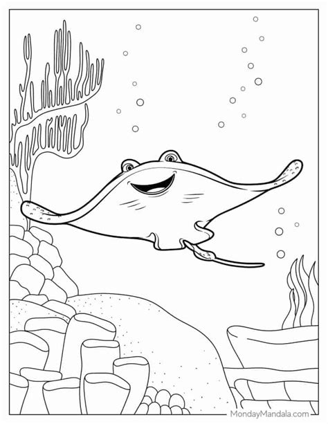 28 Finding Nemo Coloring Pages Free PDF Printables