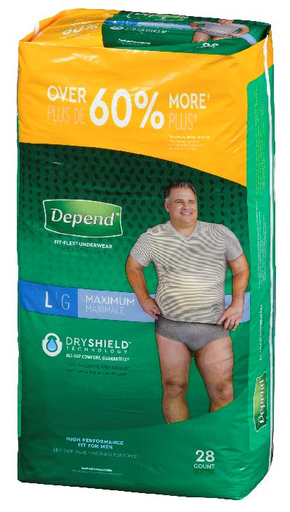 Depend Fit Flex Mens Incontinence Underwear Keeps You Protected From