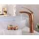 Buy Aquieen Luxury Series Brass Rose Gold Lever Hot Cold Basin Mixer