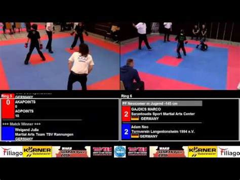 Wako German Open Ring Day Youtube