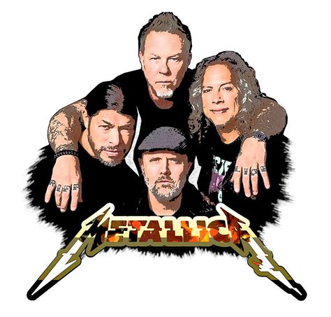 Personel Metallica Band Fan Digital Art By Boyan Asema Pixels