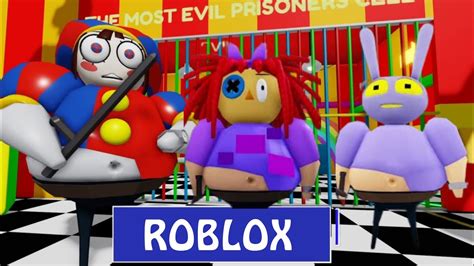 ESCAPA DE LA PRISION DE AMAZING DIGITAL CIRCUS EN ROBLOX OBBY YouTube