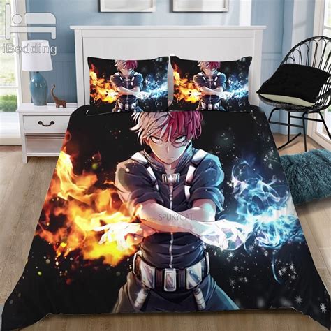 Shoto Todoroki Boku Keine Hero Wissenschaft D Bettw Sche Set Gedruckt