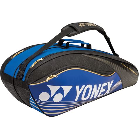 Yonex Pro 6 Racket Badminton Bag BAG9626BEX Black Blue Tennisnuts