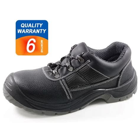 Split Embossed Leather Steel Toe Cap Work Shoes Safety