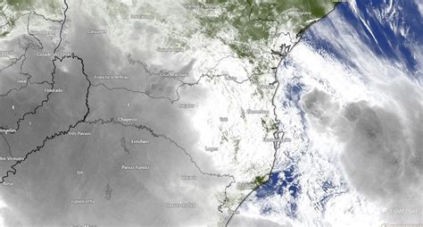 Frente Fria Promove Temporais Em Santa Catarina