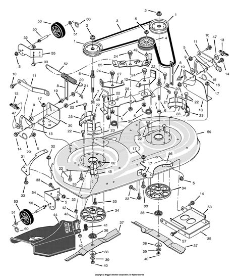 Murray 42515x92B Lawn Tractor 2001 Parts Diagram For Mower Housing