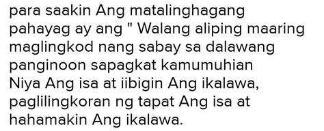 Gabay Na Tanong 1 Para Sa Nilalaman Anong Bahagi O Pangyayari Sa