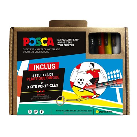 Posca Sleutelhanger Krimpfolie DIY Set Jongens Suitup Art Supplies