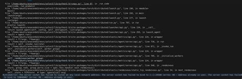 Runtimeerror The Server Socket Has Failed To Listen On Any Local