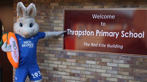 Posh Vist Thrapston Primary School | Peterborough United - The Posh