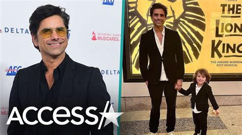 John Stamos Son Billy Wear Matching Suits For Broadway Show Youtube