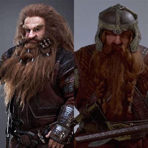 Like Father Like Son Glóin And Gimli Similarities Lord Of The Rings