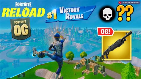 Fortnite Reload High Kill Solo Vs Squads Og Gameplay Keyboard