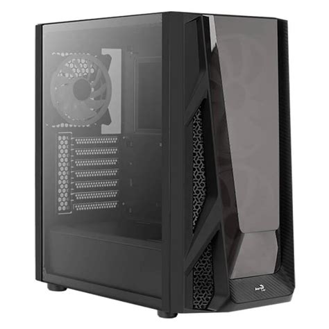 Gabinete Aerocool Nighthawk Duo E Atx Sin Fuente Vidrio Templado