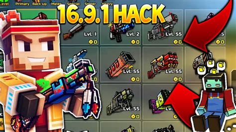 Pixel Gun 3D 16 9 1 IOS Android HACK All NEW Weapons Unlocked