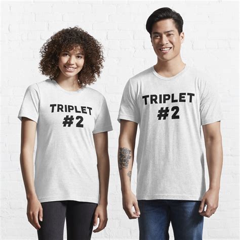 Triplet Number 2 T Shirt For Sale By Teesaurus Redbubble Triplets