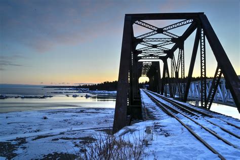 Pont ferroviaire Prise le 8 janvier 2016 à Chandler Gaspé Pascal