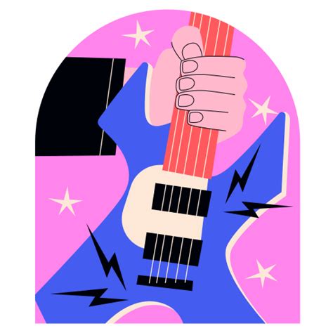 Electric Guitar Stickers Free Electronics Stickers