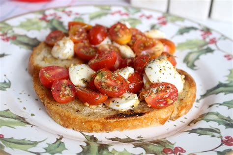 Bruschetta De Tomate E Queijo Entradinha F Cil E Deliciosa