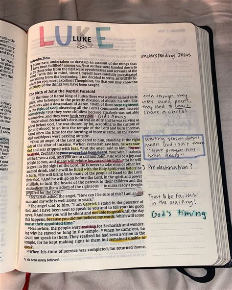 Grace - Christian Content Creator on Instagram: "Luke chapter 1 Bible
