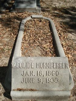 Zeolide Pillot Hornberger Memorial Find A Grave