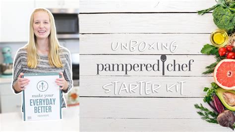 Unboxing Pampered Chef Consultant Starter Kit Youtube