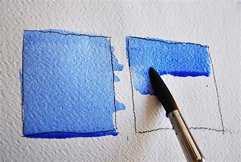 How To Paint A Flat Watercolor Wash On Wet Or Dry Paper