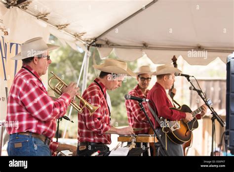 A Country Western Band Performs At The Santa Clarita Cowboy Festival