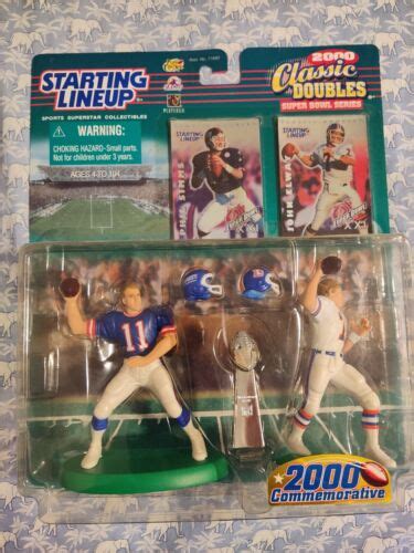 Nfl Starting Lineup Classic Doubles Phil Simms John Elway For