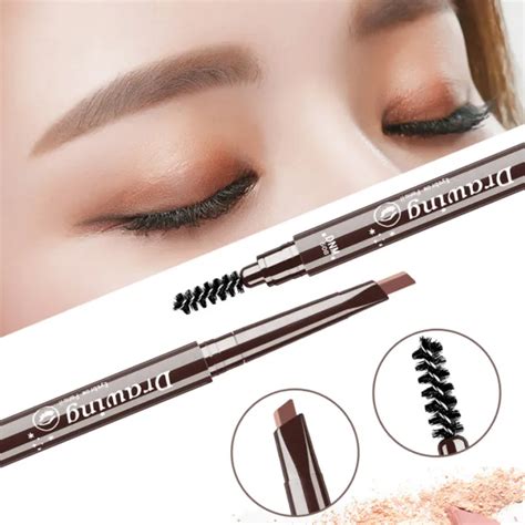 Dnm Double Head Eyebrow Pencil Natural Long Lasting Waterproof