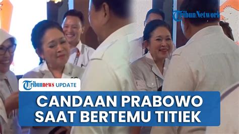 Momen Prabowo Goda Titiek Soeharto Saat Diklat Anggota Dpr Dari